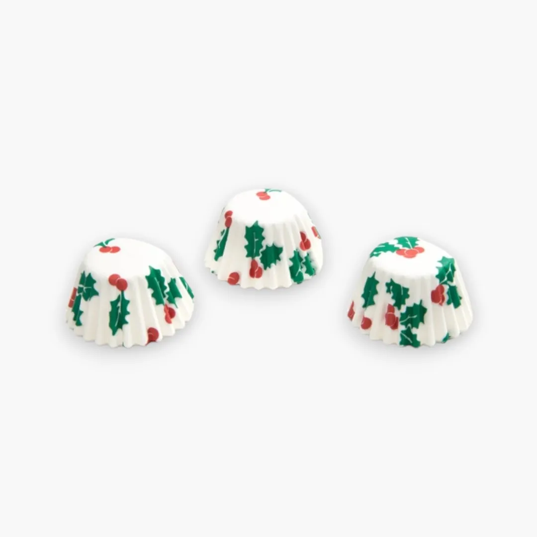Fox Run Christmas Petit Four Bake Cups, 100 Count