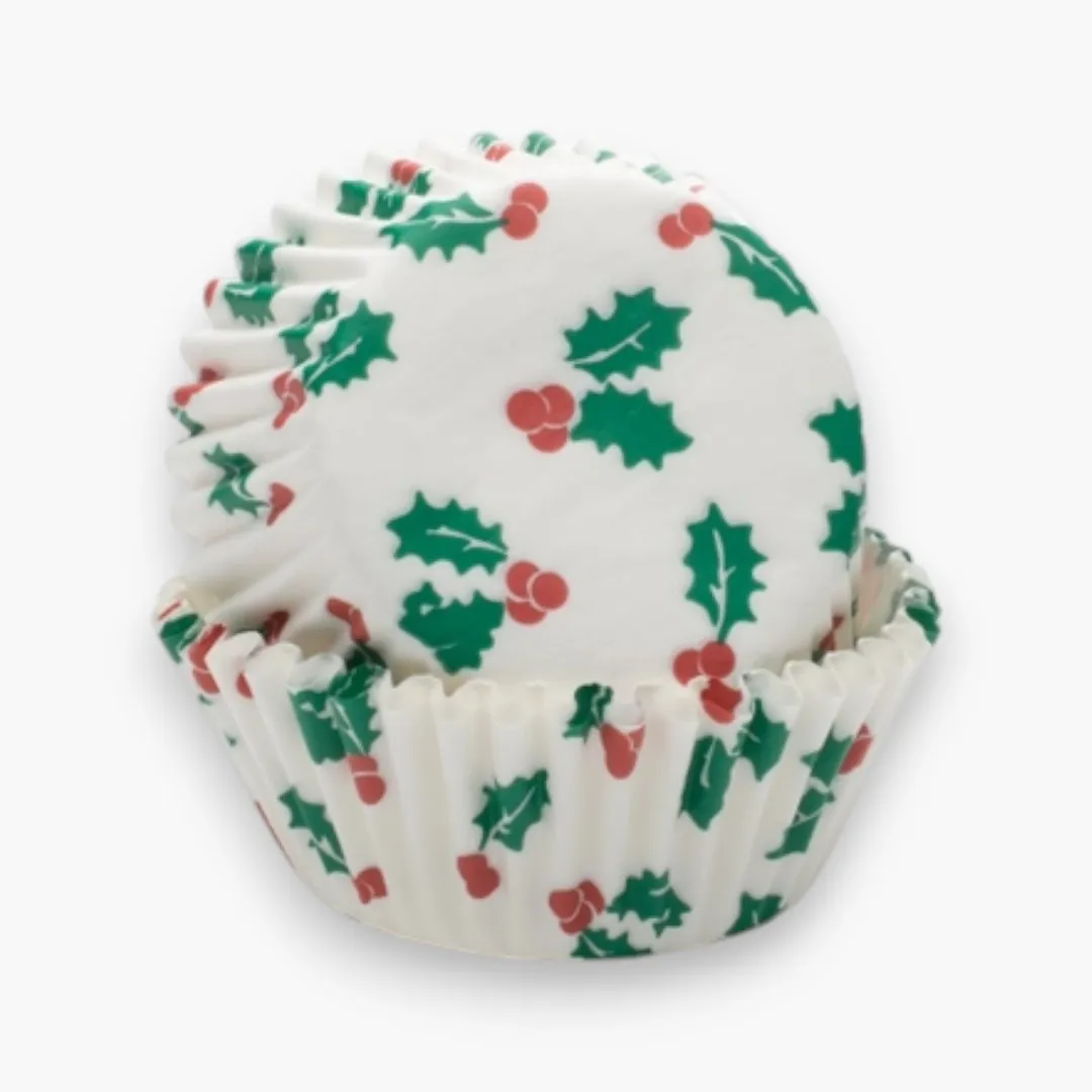 Fox Run Christmas Bake Cups, 50 Count