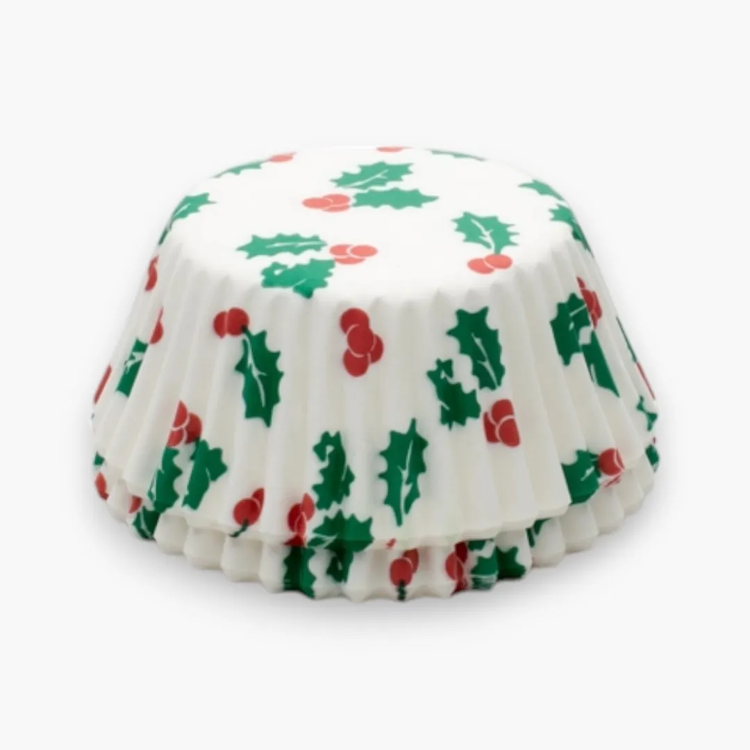 Fox Run Christmas Bake Cups, 50 Count