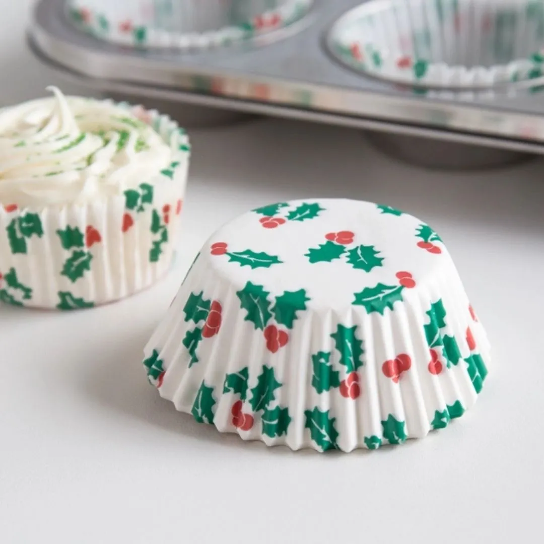 Fox Run Christmas Bake Cups, 50 Count