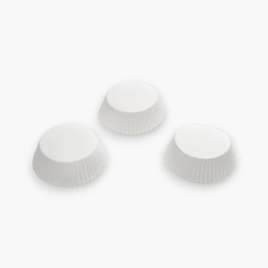 Fox Run Large White Bake Cups, 50 Count