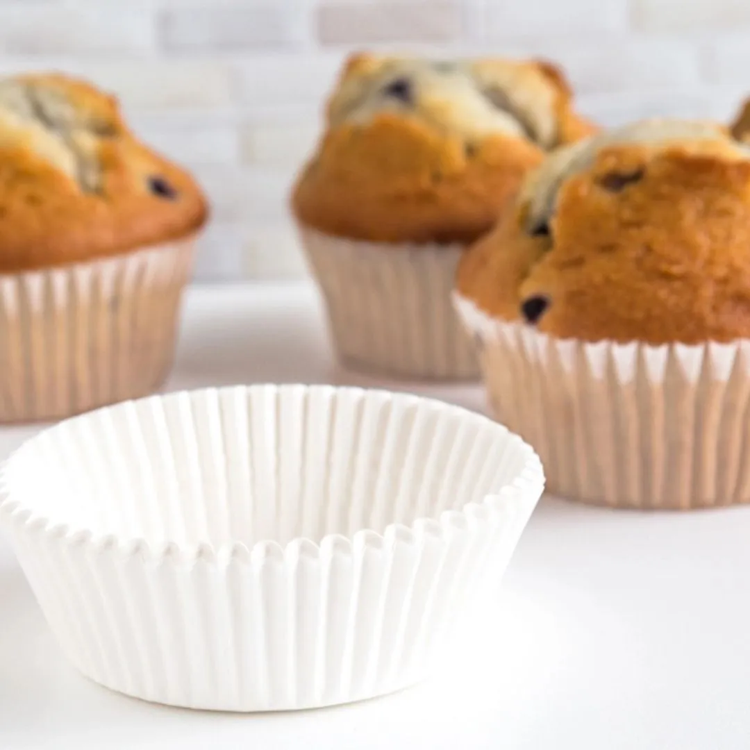 Fox Run Large White Bake Cups, 50 Count