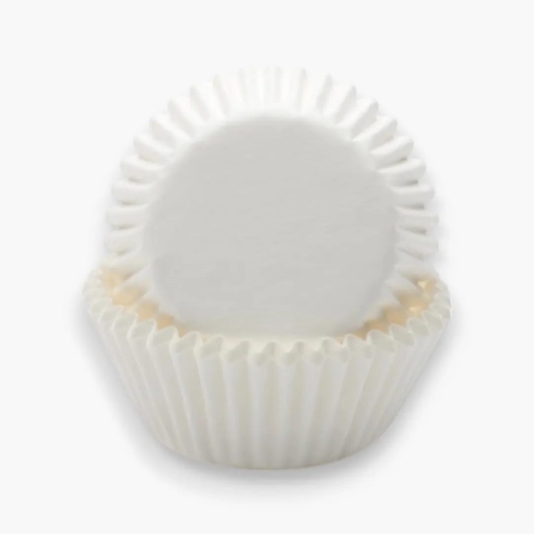 Fox Run Mini White Bake Cups, 75 Count