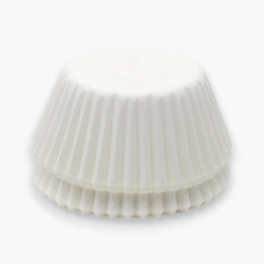 Fox Run Mini White Bake Cups, 75 Count