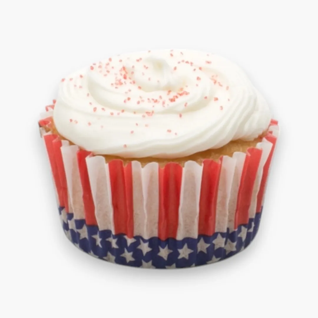 Fox Run Patriotic Bake Cups, 50 Count