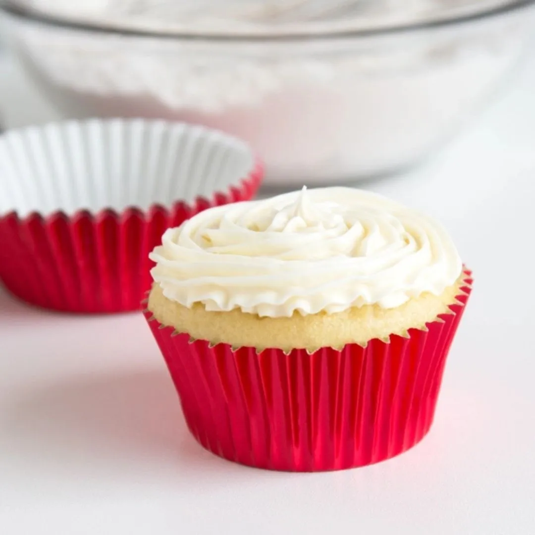 Fox Run Red Foil Bake Cups, 32 Count
