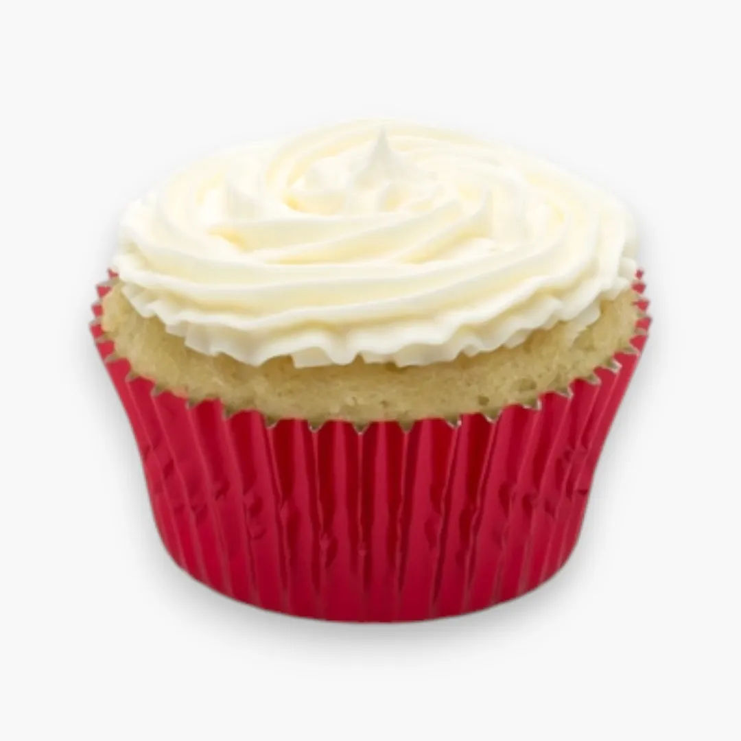 Fox Run Red Foil Bake Cups, 32 Count