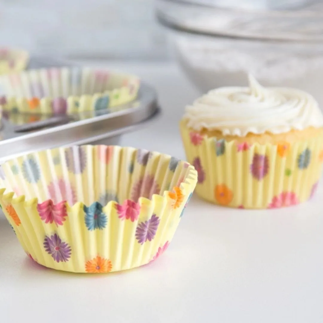 Fox Run Springtime Bake Cups, 50 Count