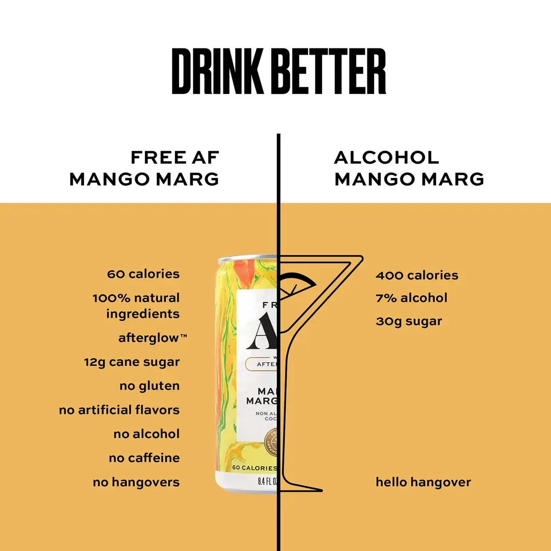 Free AF Mango Margarita 6 x 4 pack