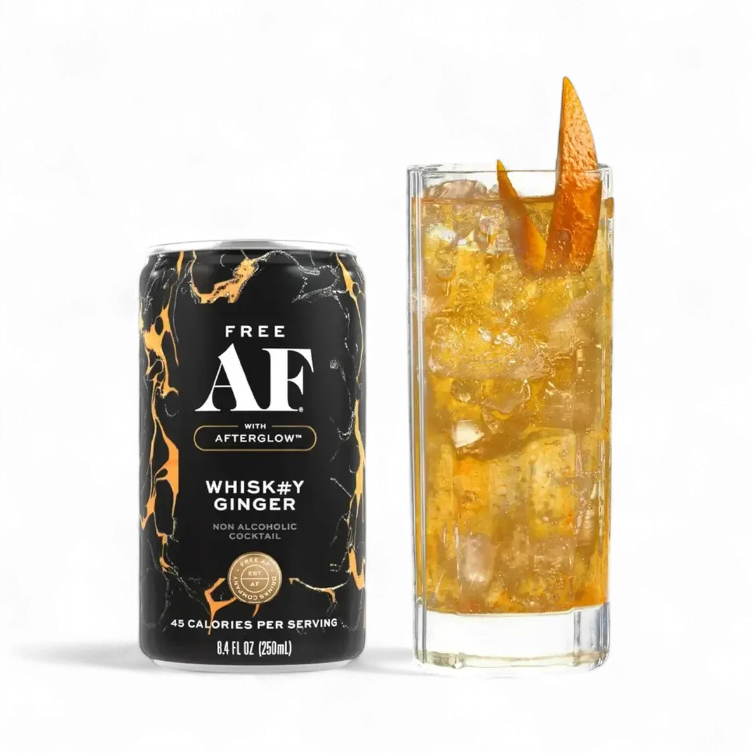Free AF Whiskey Ginger 6 x 4 Pack