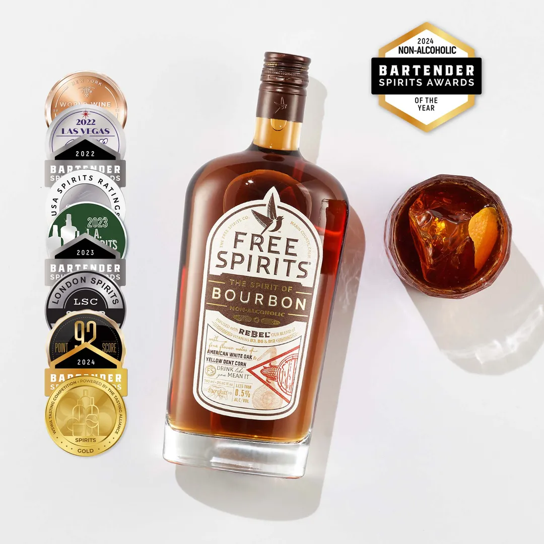 Free Spirits | The Spirit of Bourbon | Non-Alcoholic Whiskey Alternative