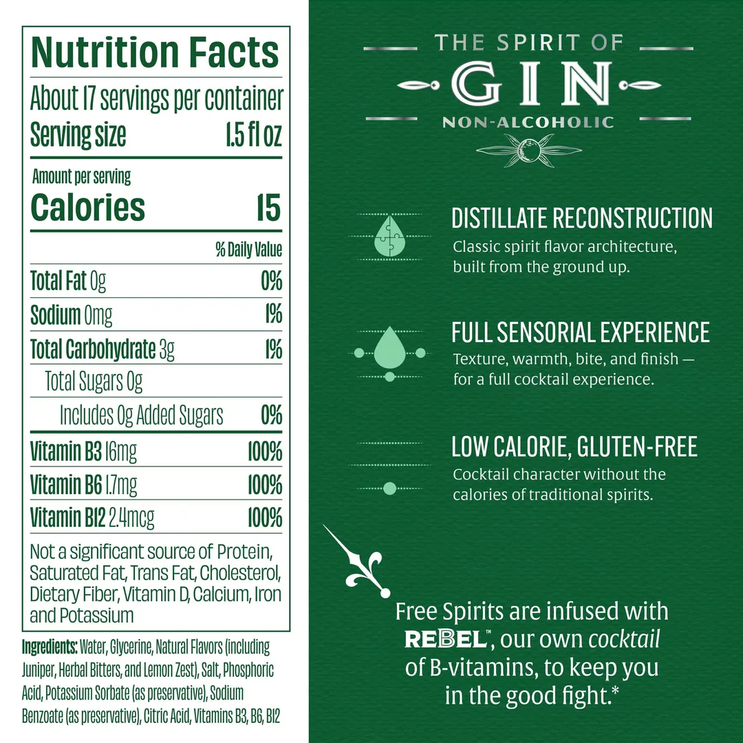 Free Spirits | The Spirit of Gin | Non-Alcoholic Gin Alternative