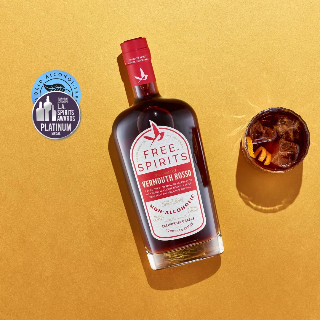 Free Spirits | The Spirit of Vermouth Rosso | Non-Alcoholic Sweet Vermouth