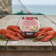 Mouettes d'Arvor Langoustine rillettes w/ nut seeds