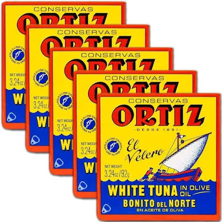 Ortiz · Bonito del norte white tuna in olive oil, square box
