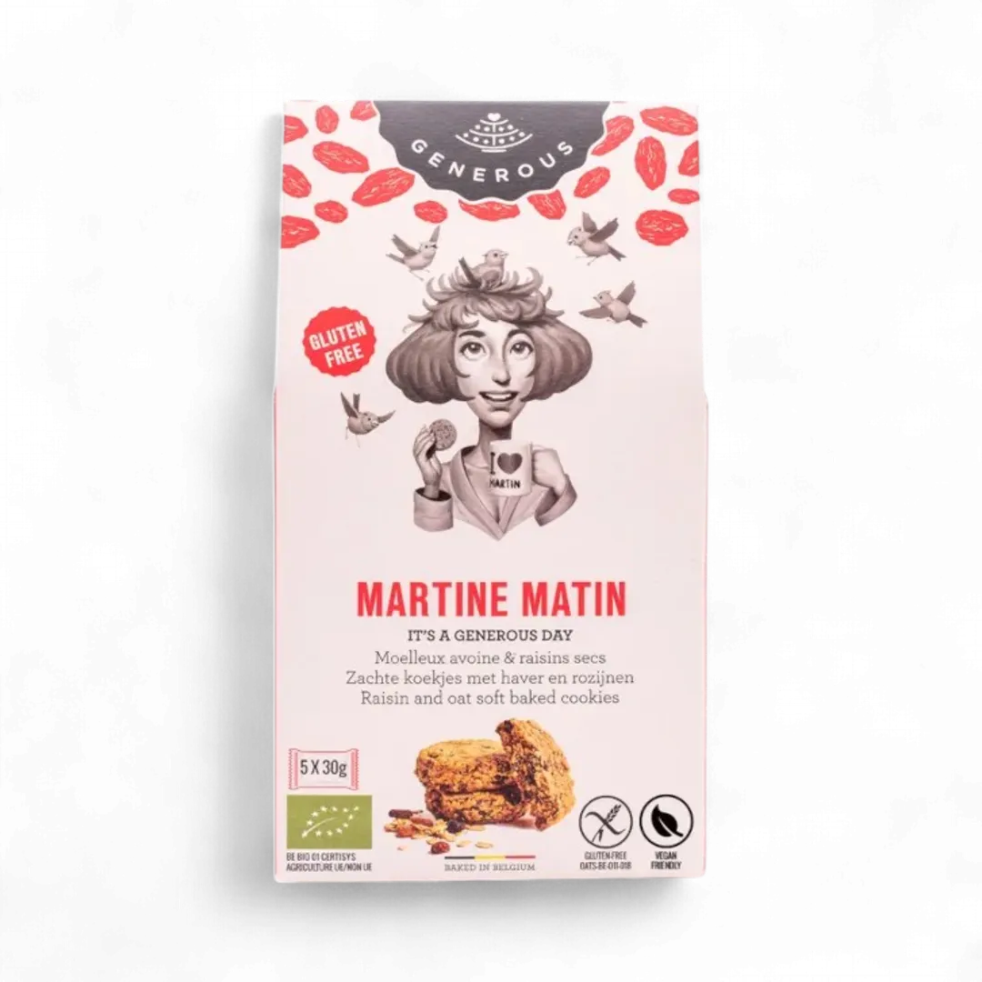 Generous · Gluten-free oat & raisins breakfast cookies