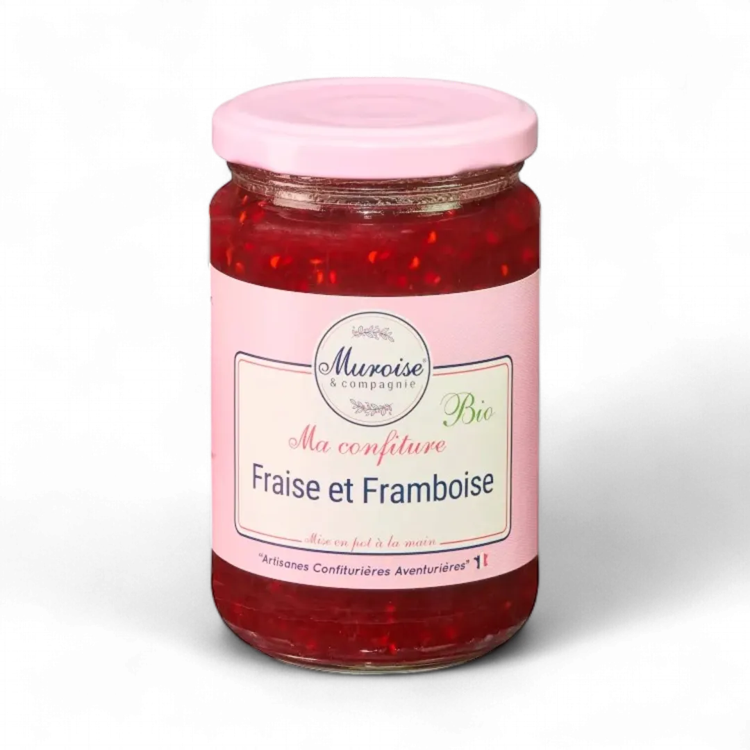 Muroise · Strawberry-raspberry jam, bio