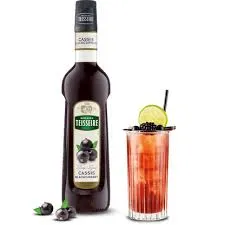 Teisseire · Cassis (blackcurrant) syrup, glass