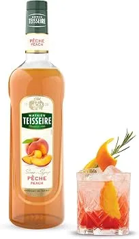Teisseire · Peach syrup, glass