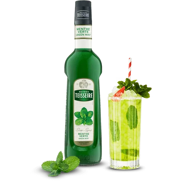 Teisseire · Mint syrup, glass