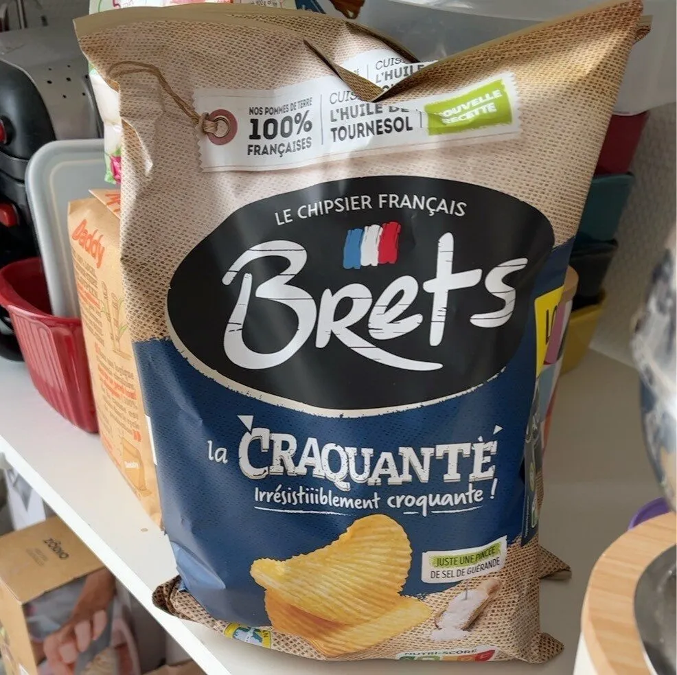 Brets Potato chips, plain "La Craquante"