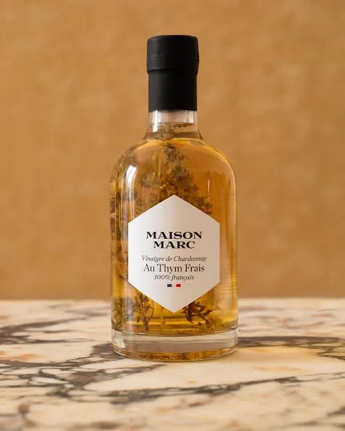 Maison Marc · Chardonnay Vinegar w/ sprig of fresh thyme