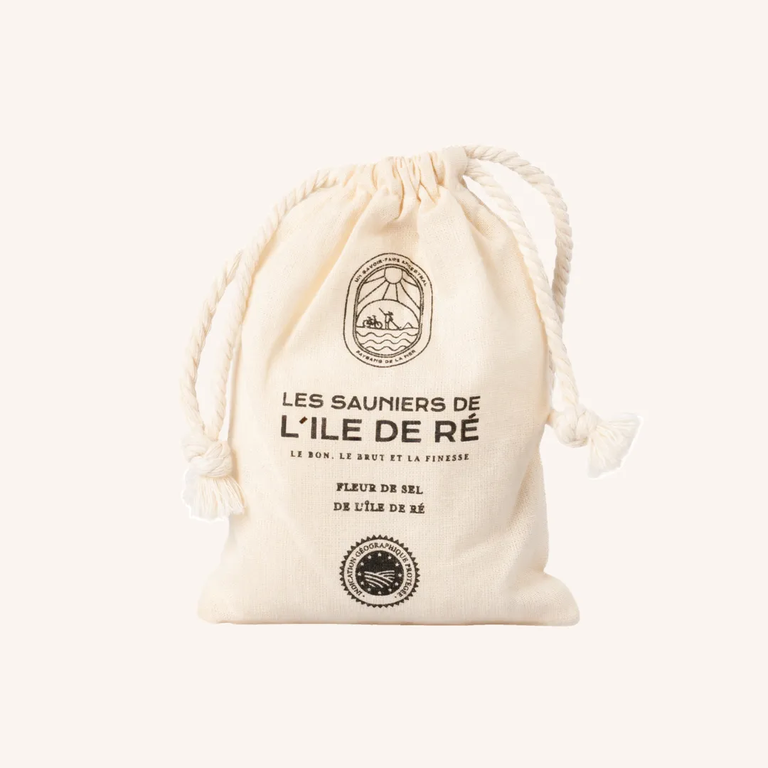 Coop des Sauniers de l'Ile de Ré · Fleur de sel, canvas bag