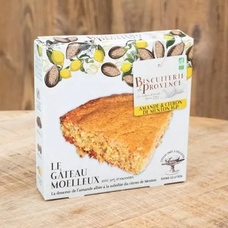 Biscuiterie de Provence Almond cake Menton lemon, bio, gf