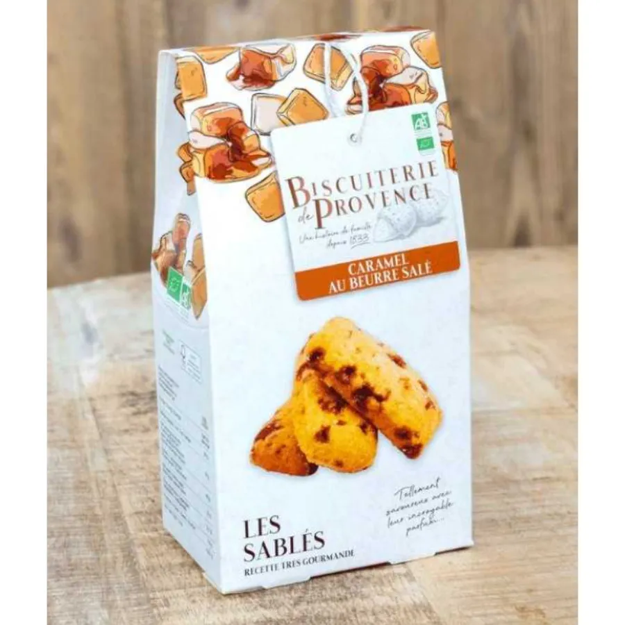 Bisc de Provence · Sablés w/ salted butter caramel, bio