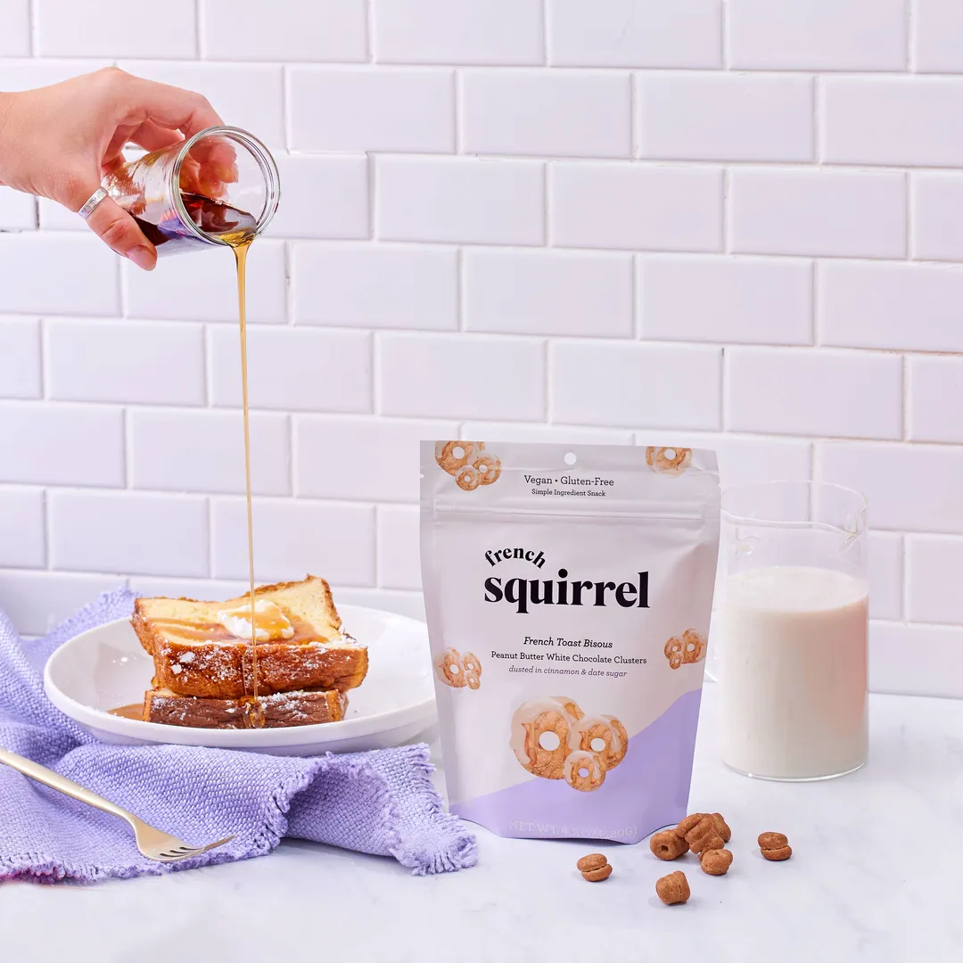 French Toast Bisous: White Chocolate PB Clusters (12 bags)