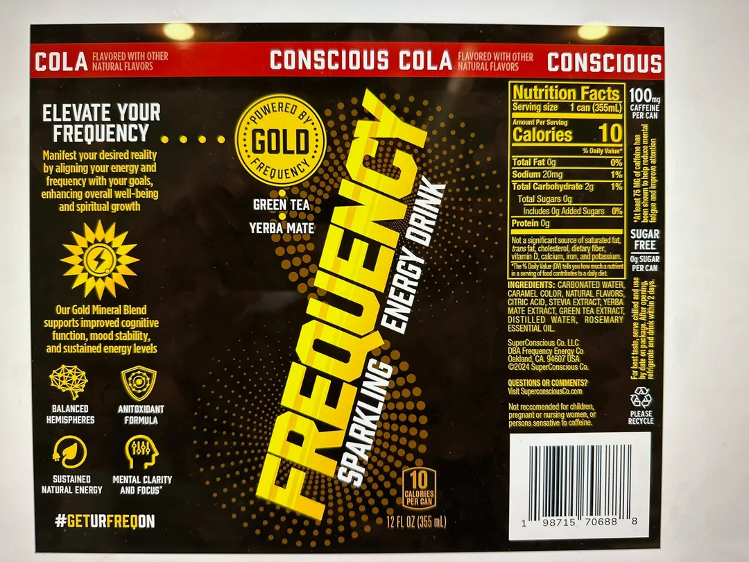 Frequency Sparkling Energy Drink-24 Pack