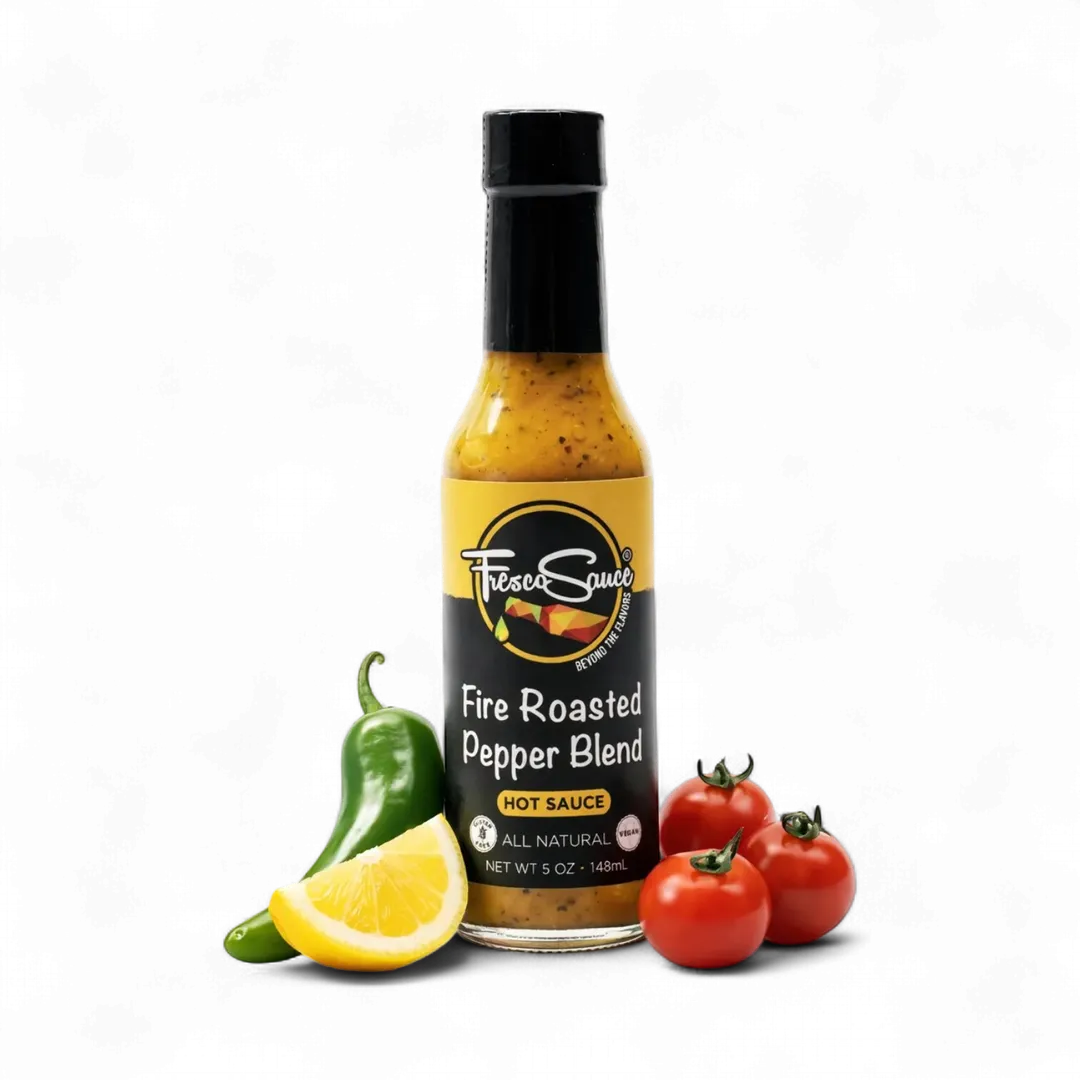 Fire Roasted Pepper Blend Hot Sauce By Fresco Sauce