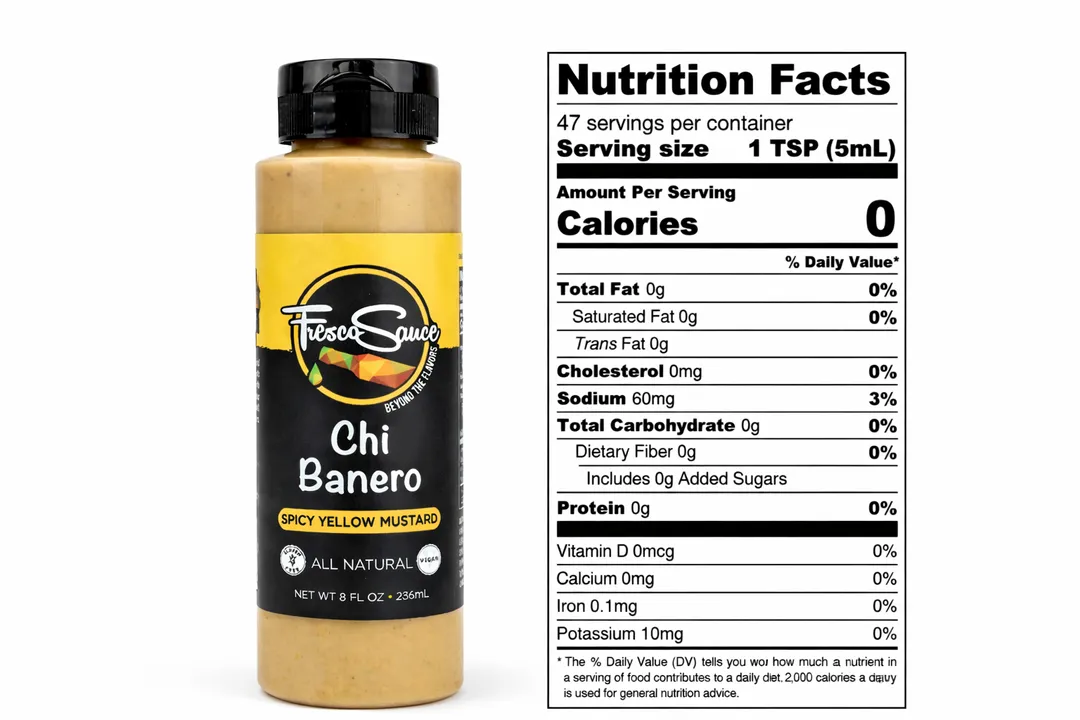 Chi Banero Spicy Yellow Mustard By Fresco Sauce
