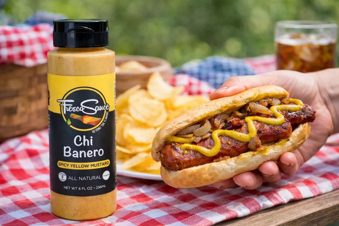 Chi Banero Spicy Yellow Mustard By Fresco Sauce