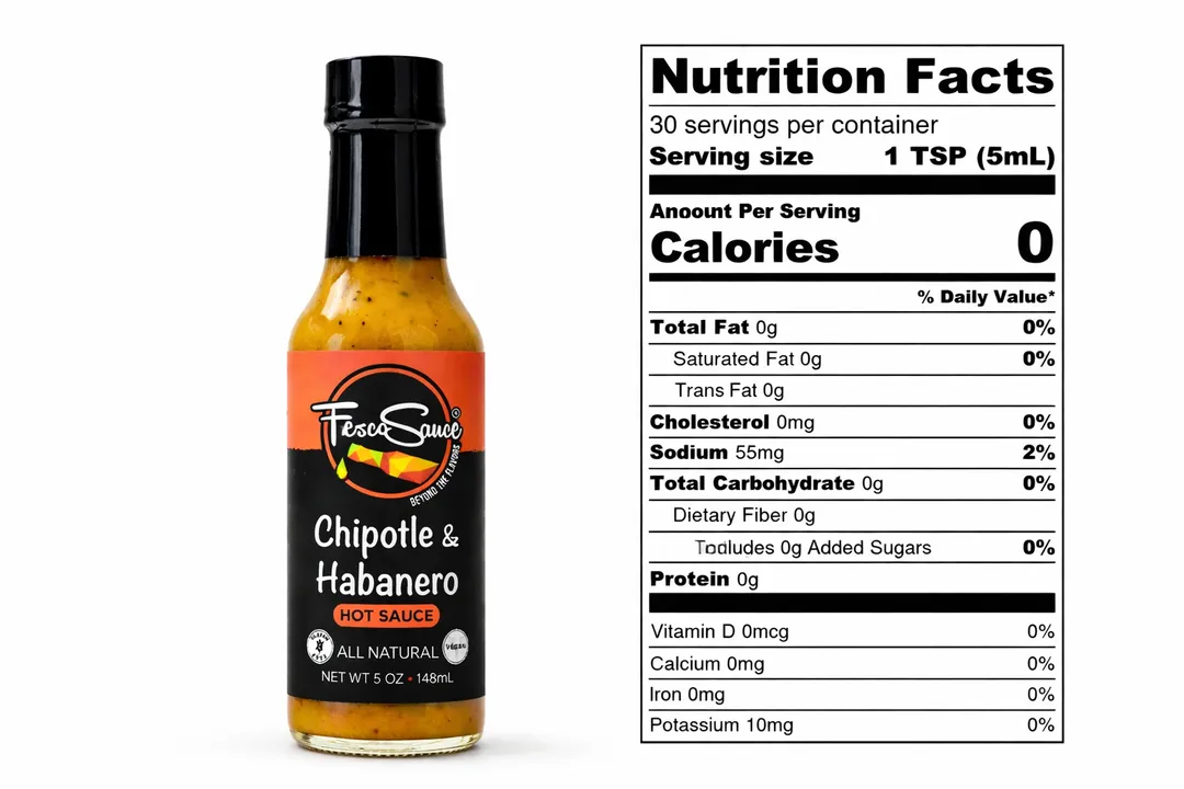 Chipotle & Habanero Hot Sauce By Fresco Sauce