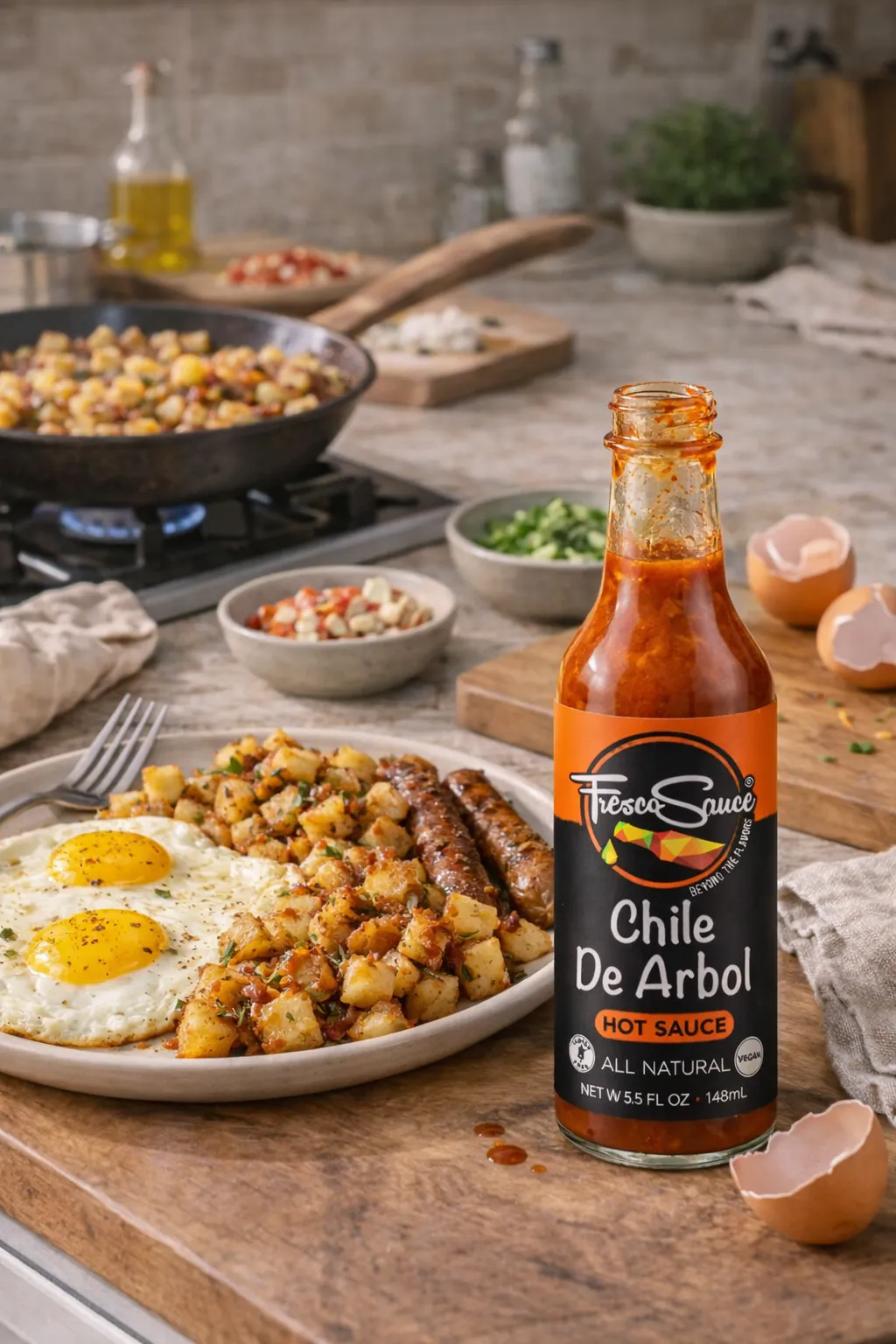 Chile De Arbol Hot Sauce By Fresco Sauce