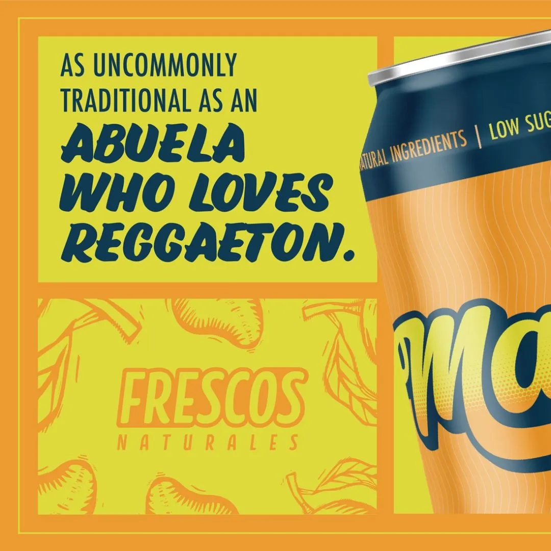 Mango Fresco - Sparkling Mango Agua Fresca - 12 oz