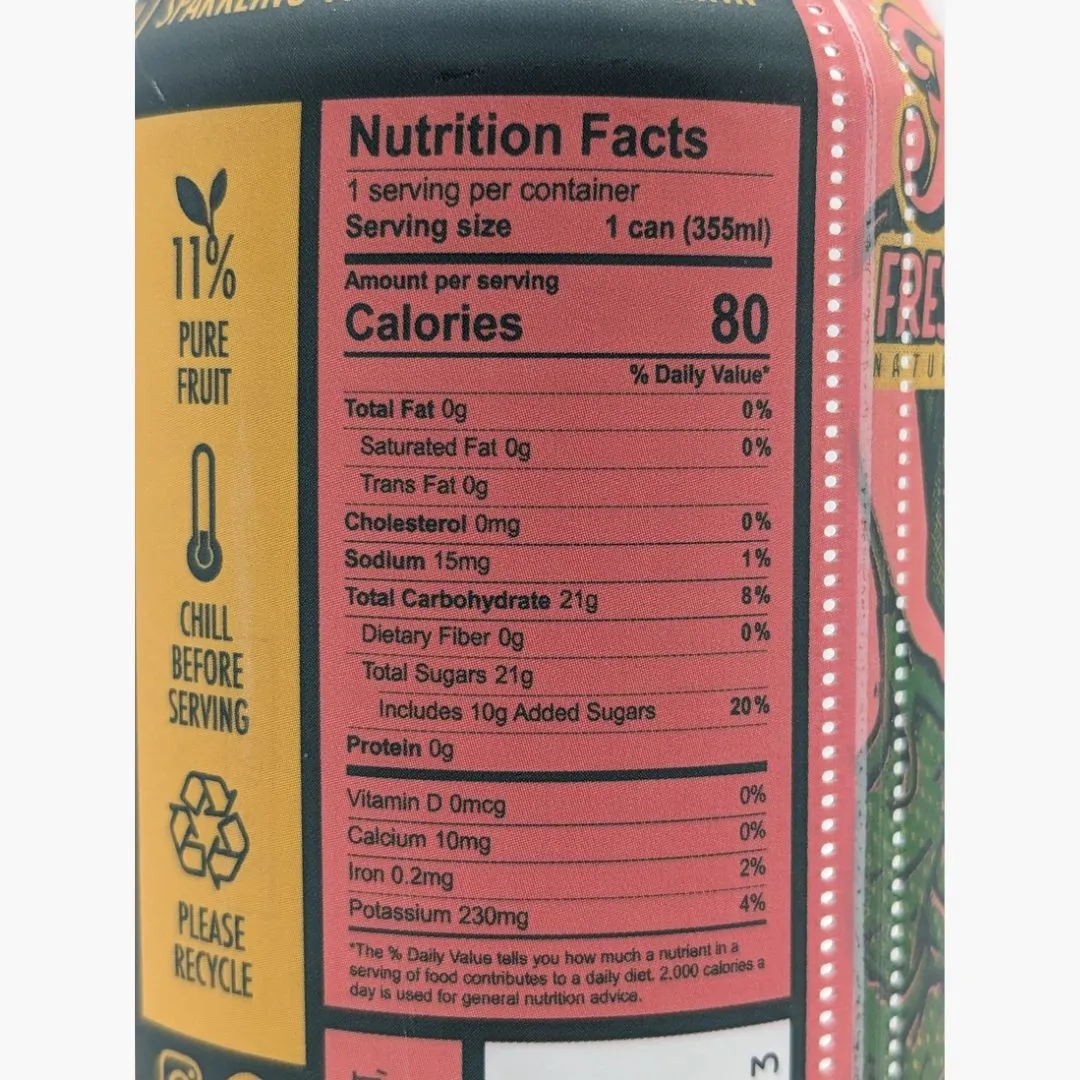 Maracuyá Fresco - Sparkling Passion Fruit Agua Fresca - 12 oz