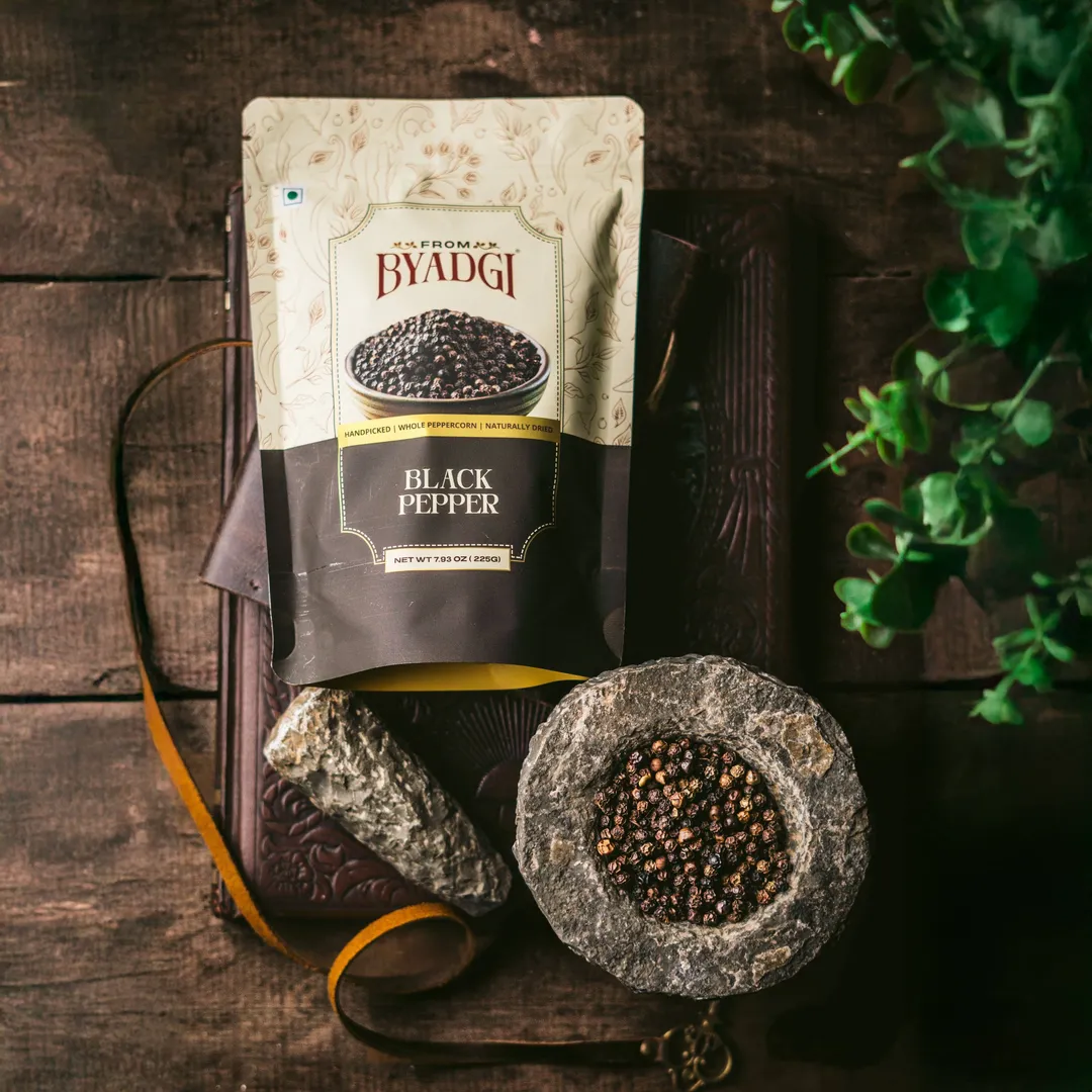 Black Peppercorns Whole, 8oz | Bold & Fresh | Non-GMO Verified