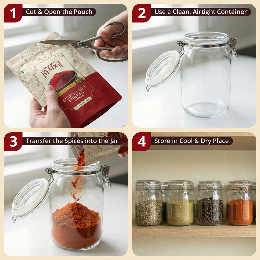 The Chili Collection | 4 Premium Indian Chilies | Non-GMO Verified