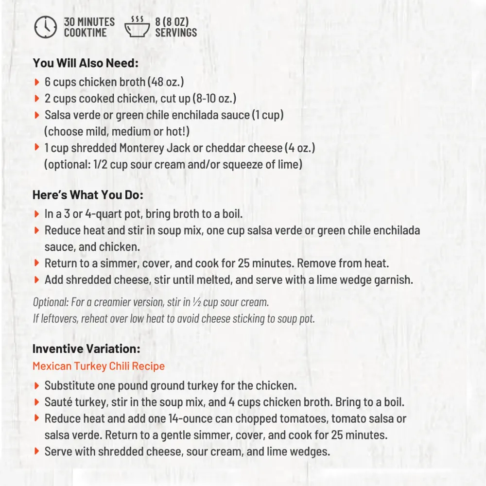 Arizona Sunset Enchilada Soup Mix