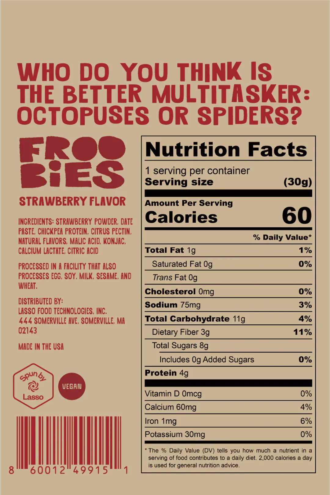 Froobies - Strawberry - 12 pack