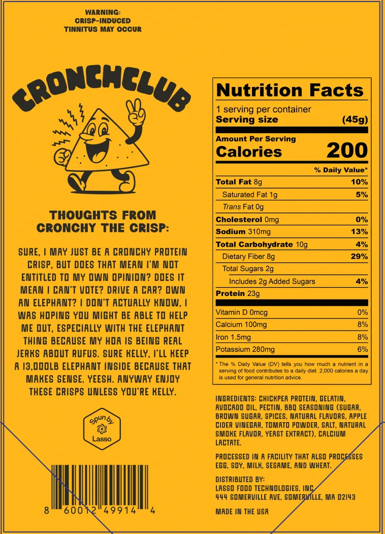 CronchClub - Zesty BBQ - 12 Pack