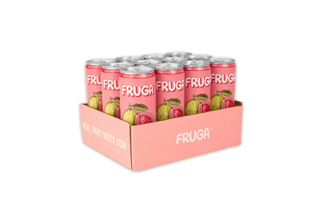 FRUGA Pink Guava Soda 12-Pack