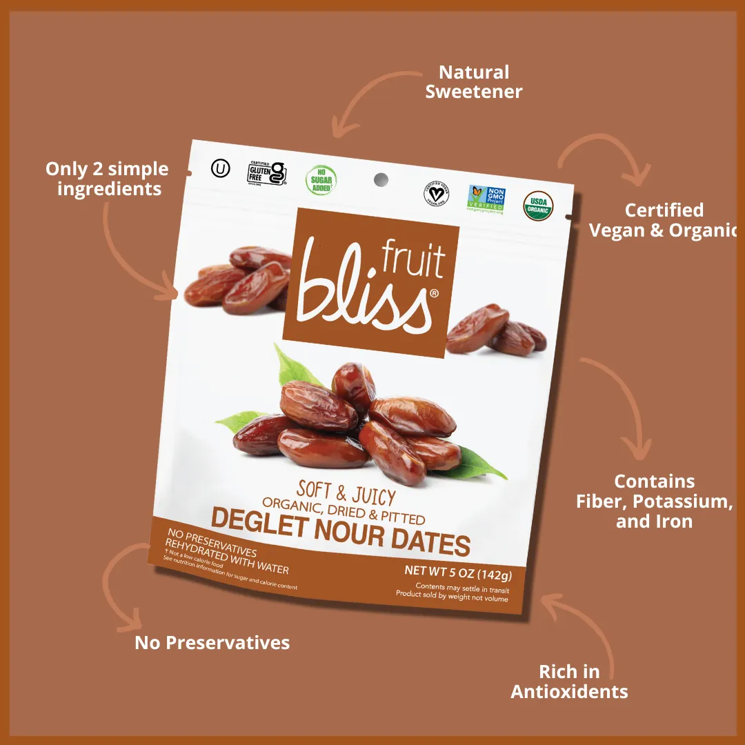 Organic Soft & Juicy Deglet Nour Dates