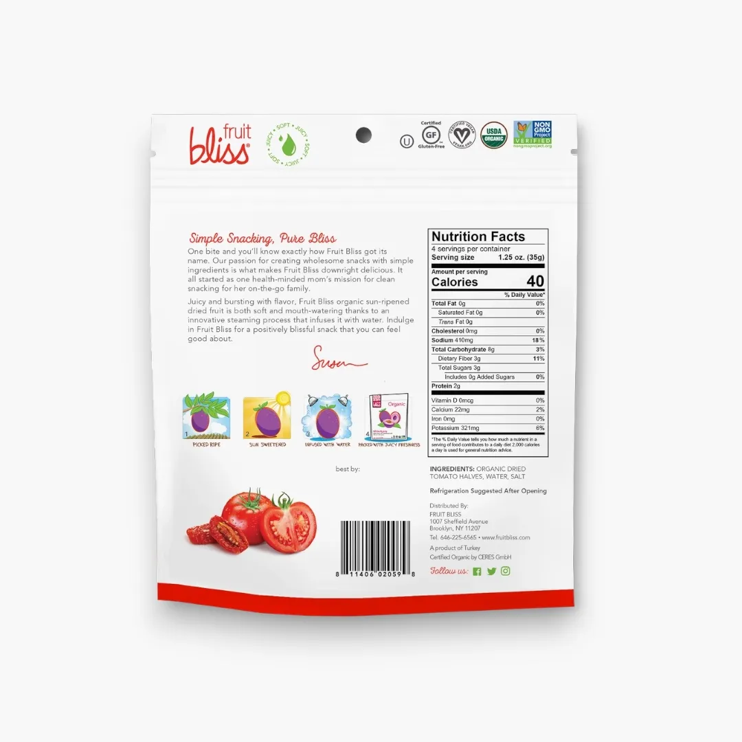 Organic Soft & Juicy Tomato Halves