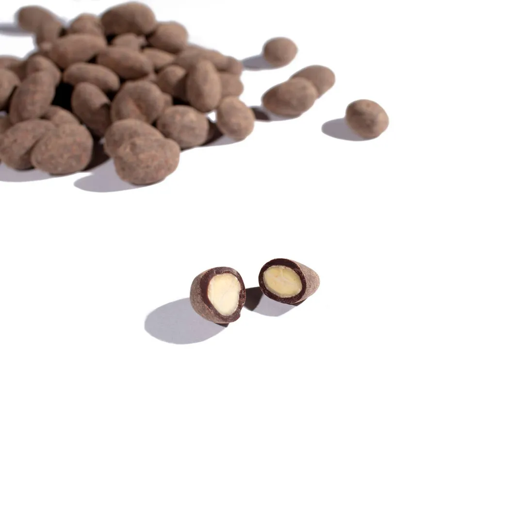 Almonds with Smoked Sea Salt in Dark Chocolate