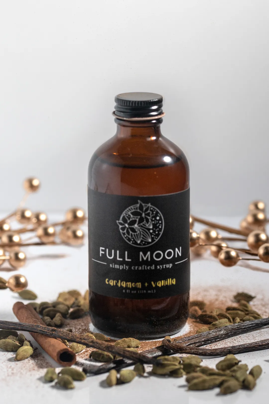 Cardamom Vanilla Simple Syrup