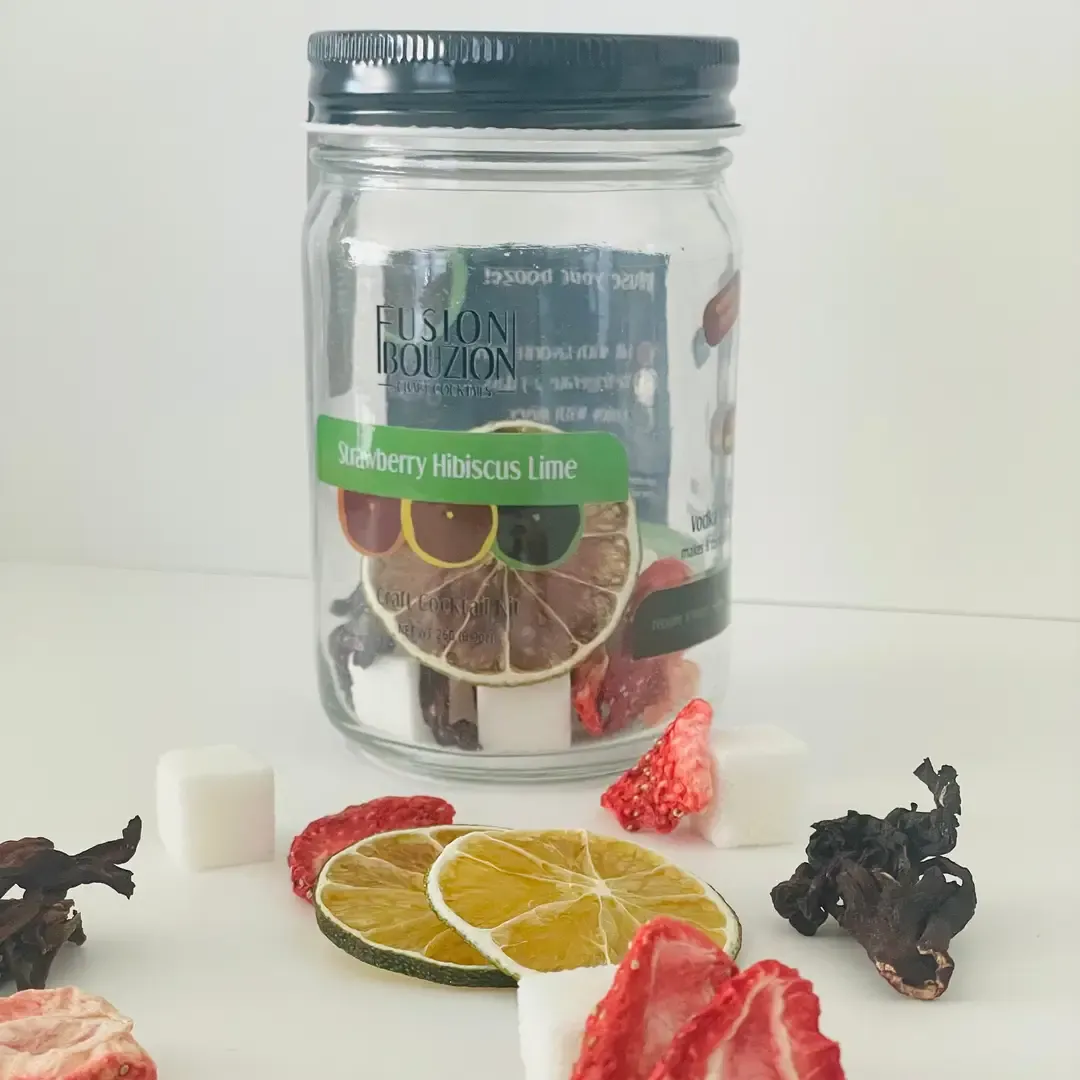 Strawberry Hibiscus Lime: Craft Cocktail Infusion Kit