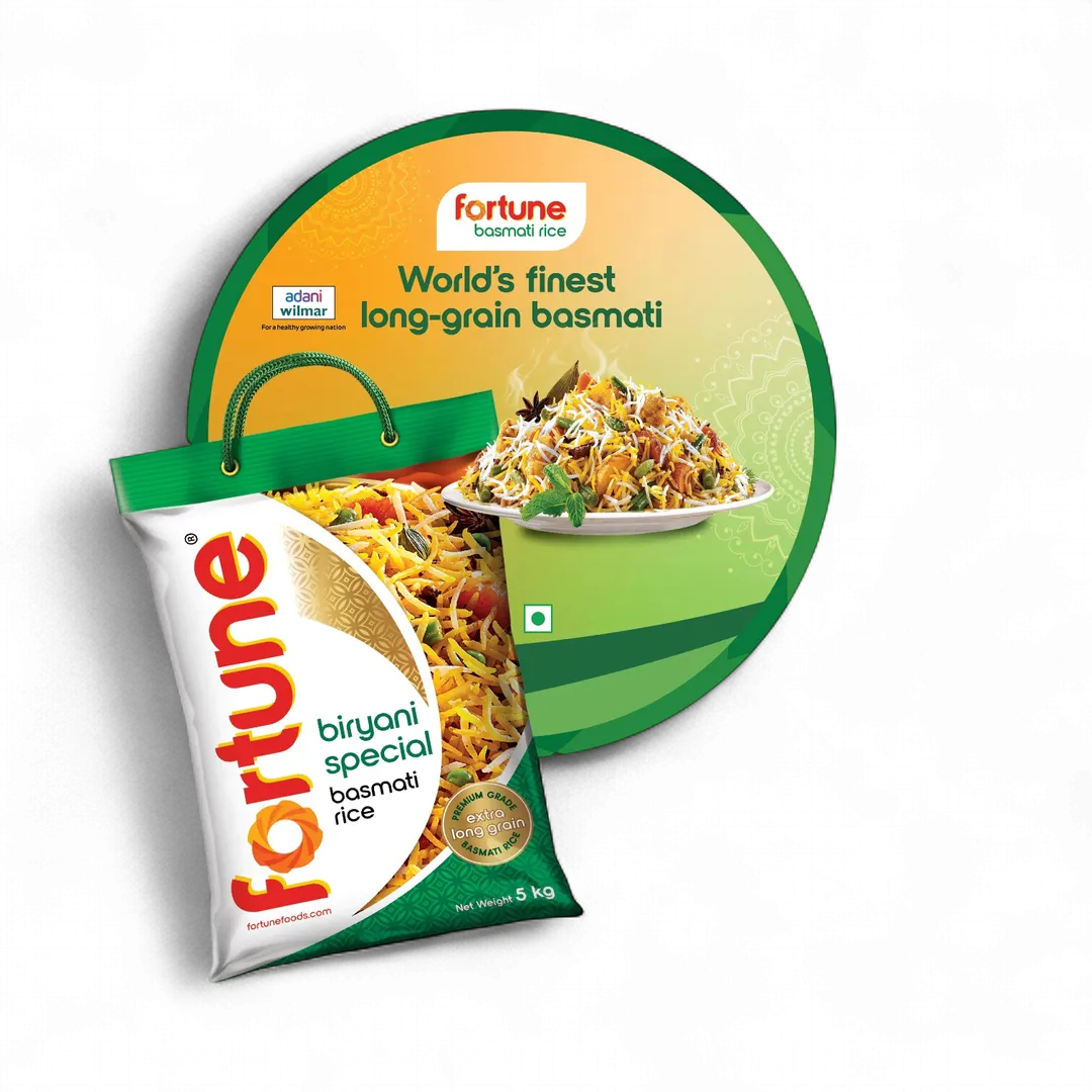 Fortune Biryani Special Rice in 40 lbs box (10 lbs x4 bags)